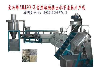 SJL-120Hot melt glue knead extruder underwater granulator